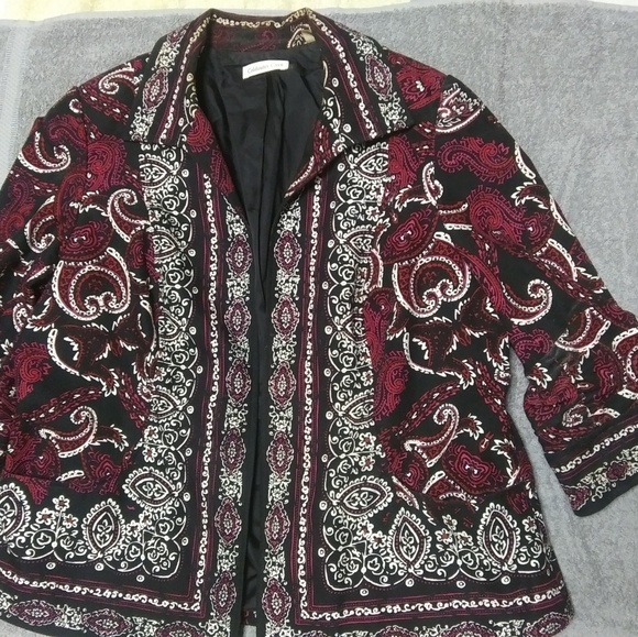 Blazer jacket Petite 10. Bandana open front. - Picture 4 of 4